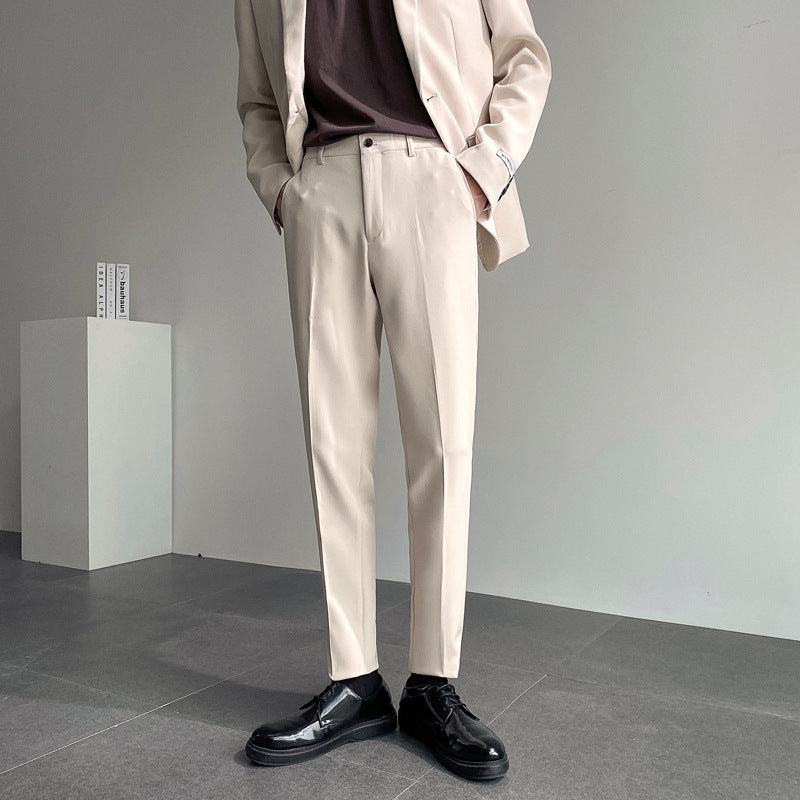 Seersucker Suit Casual Suit Pants