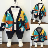 Toddler Boys Sweater Boys Autumn Clothing Cardigan Sweater