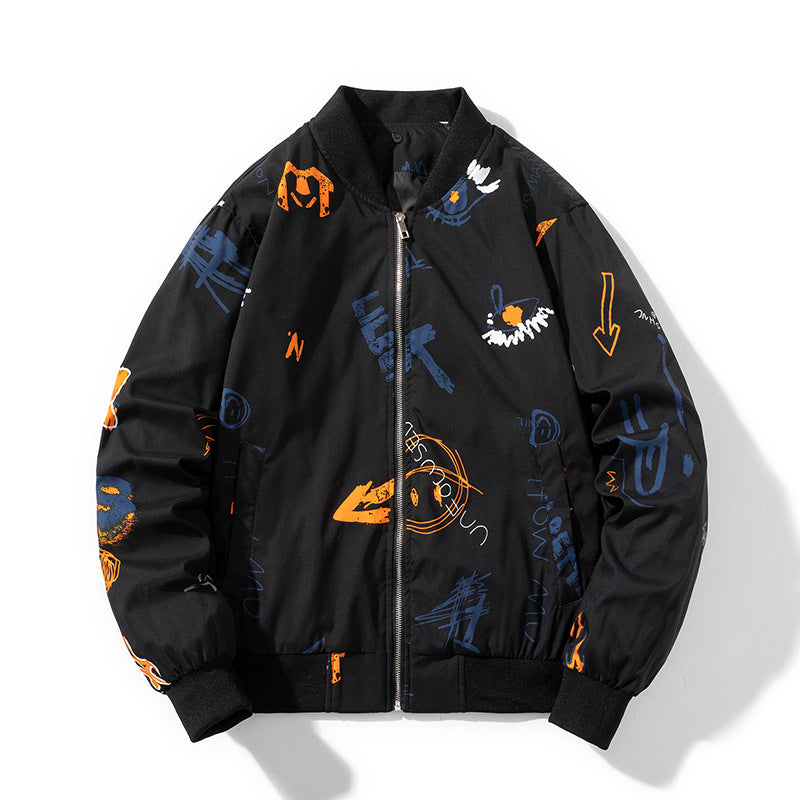 Varsity Jacket Stand Collar Baseball Uniform
