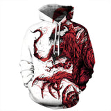 Spider Man Hoodie Venom 3D Digital Printing Zipper Hooded Sweatshirt