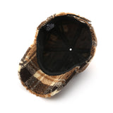 Vintage Check Baseball Cap