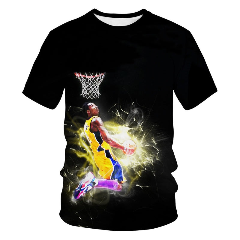 In Memory of Kobe T Shirt 3D Printed Short Sleeve T-shirt Kobe