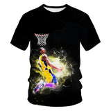 In Memory of Kobe T Shirt 3D Printed Short Sleeve T-shirt Kobe