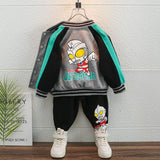 Toddler Boys Jackets Children 'S Clothing Boys' Ultraman Autumn Baseball Uniform Suit
