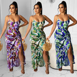 Nina Parker Dresses Sexy Slip Dress Printed Dress