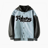 Letterman Jacket Outfit Senior Jackets Varsity Baseball Coat Jacket Coat Men Stitching Loose Baseball Uniform