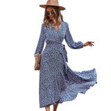 Work Dresses for Girls Autumn and Winter Dress Wrapped Chest Large Swing Skirt Casual Vacation Style