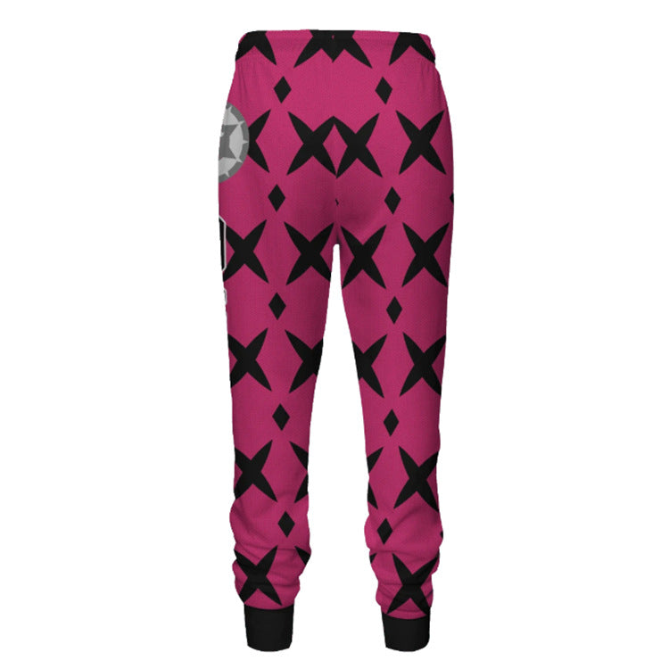 Men and Women Pokemon Pikachu Pant 3D Printing Loose Elastic Waist Pants