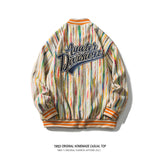 Letterman Jacket Outfit Senior Jackets Varsity Baseball Coat Fall/Winter Loose Casual Jacket