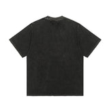 Present T Shirt Python Print Distressed Loose T-shirt