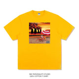 Rock Star T Shirt the Crystal Method Band Printed T-shirt Short Sleeve Loose Men and Women