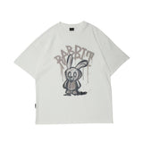 Men's T Shirt Summer Casual Tops Cartoon Printed Short-Sleeved T-shirt Men's Fashion Brand round Neck Street Fashion Loose Half-Sleeved T-shirt