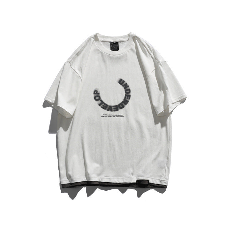 Man Summer T Shirt Printed Half Sleeve