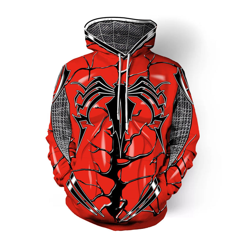 Men Spider Hoodie Spider-Man Hoodie