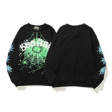 Kanye Hoodie 21ss Hip Hop Letter Crew Neck Sweatshirt Baggy Coat
