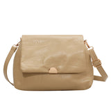 The Teacher Tote Spring and Summer Leisure Women's Bag Solid Color Fashion Simple Shoulder Crossbody Small Square Bag