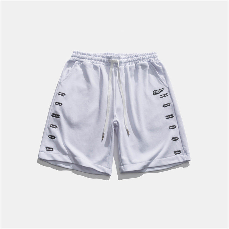 2022 Summer Man Outfits Shorts Boys Personalized Embroidered Shorts