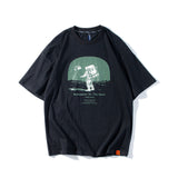 Men's T-shirt Short-Sleeved T-shirt Men's Summer Casual Street Trendy Retro Printed Loose Sports T