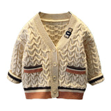 Toddler Boys Jackets Boys' Cardigan Sweater Spring and Autumn Coat