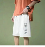 Summer Men Shorts Straight Shorts