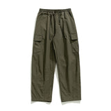 Men Cargo Pants Menswear Fashion Brand Workwear Short Sleeve Casual Pants Suit Men