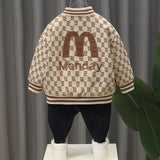 Toddler Boys Jackets Boys' Jacket Baseball Uniform Spring and Autumn