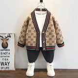 Toddler Boys Jackets Children Knitted Sweater Coat for Boys