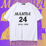 In Memory of Kobe T Shirt T-shirt Men and Women Loose Cotton