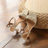 Nude Wide Fit Block Heels