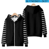 Skeleton Hoodie Zip Jacket