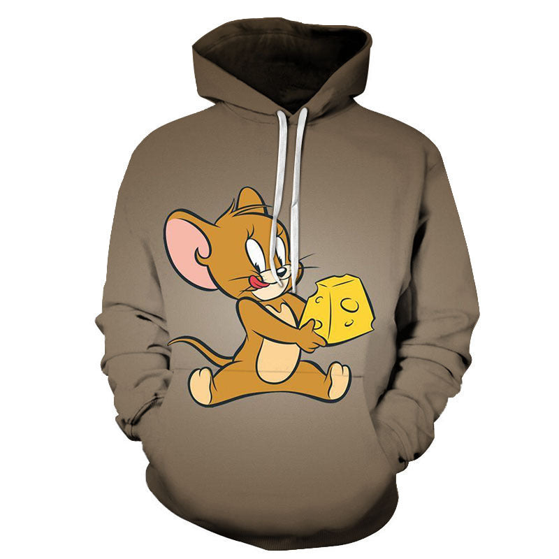 Tom and Jerry Hoodie Print Hoodie
