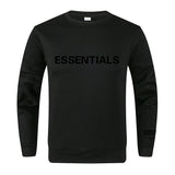 Fear Of God Fog Sweatshirt Essentials Double Line Letter Crew Neck Long Sleeve Sweater Men Loose Trendy