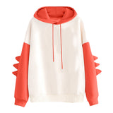 Dinosaur Sweaters Dinosaur Contrast Color Sweatshirt