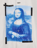 Off White t shirt Formal Shirt Spring/Summer Off Mona Lisa Pattern Printed Shirt for Men and Women