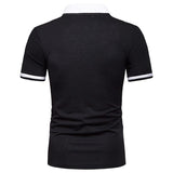 Polo Shirts Spring/Summer Polo Shirt Color Matching Men's T-shirt
