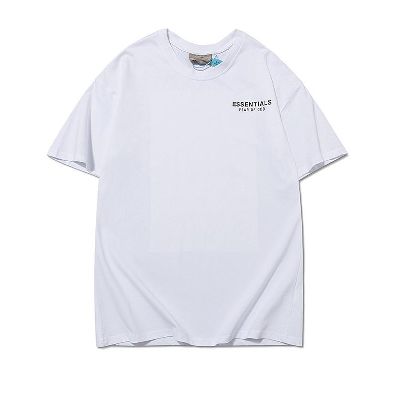 Fog T Shirt MultiLine Floral Printed Men's and Women's ShortSleeved Tshirt Fear Of God