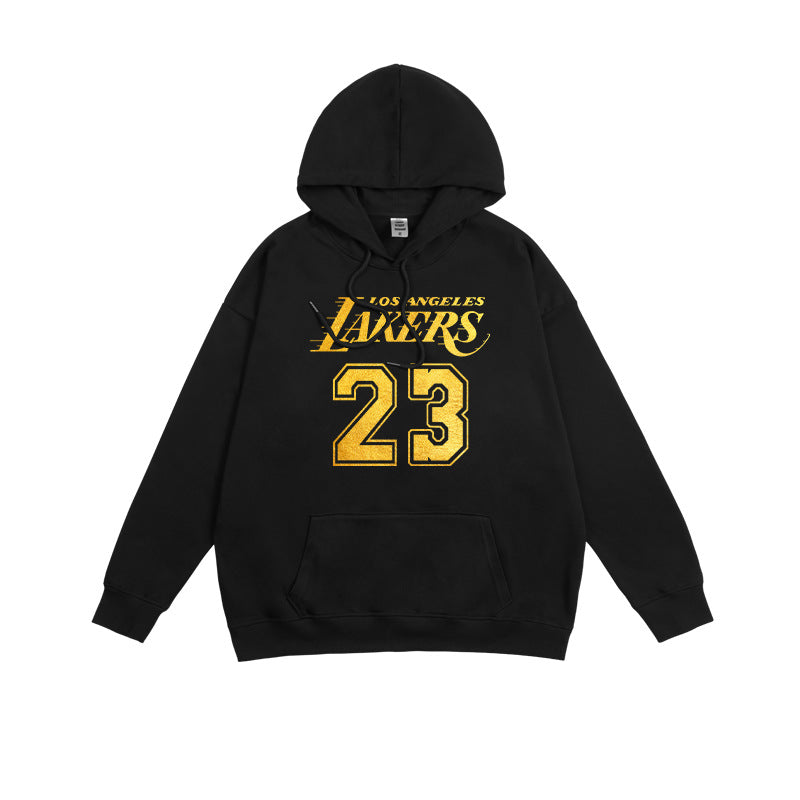 In Memory of Kobe Hoodie Kobe Bronzing Printed Sweatshirt Loose plus Size