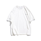 Men's T-shirt Printed Short-Sleeved T-shirt with Letters on the Back Men's Fashionable Loose Summer Top Tee