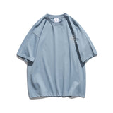 Men's T-shirt Summer Vintage Printed Short Sleeve T-shirt Men's Loose round Neck Half Sleeve Top Men