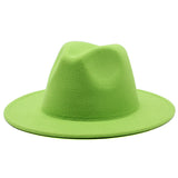 Walter White Fedora Fur Felt Hat Men and Women Autumn Winter Retro Fedora Hat