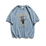 Men's T-shirt Summer Street Fashion Handsome Loose Casual Cotton Short Sleeve T-shirt Men's and Women's Tee