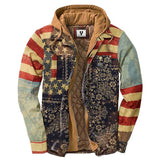 Bane Coat Thickened Cotton-Padded Coat Plaid Long Sleeve