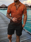 Polo Shirts Men's Polo Shirt Short Sleeve Suit