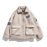 Man Fall Winter Outfis Winter Loose Machine Jacket