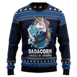 Black Christmas Sweater 3D Printed Air Layer Crew Neck Sweater