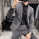 Seersucker Suit Plaid Suit Two-Piece Suit