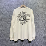 Amiri Long Sleeve T-shirt Trendy Brand Long Sleeve T-shirt Shirt