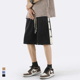 Men Shorts Polyester Peach Skin Loose Sports