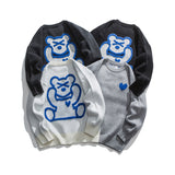 Man Fall Winter Outfis Autumn and Winter round Neck Sweater Men's Loose Couple Casual Knitted Sweater
