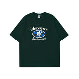 Man Summer T Shirt Checkerboard Star Letters Printing